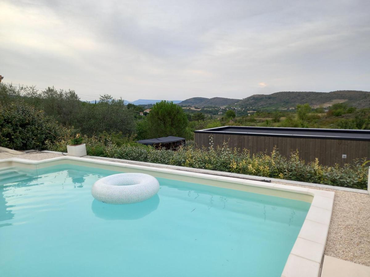 "Plus Belle L'Ardeche" Studio De Jardin Et Piscine Vinezac Exterior foto